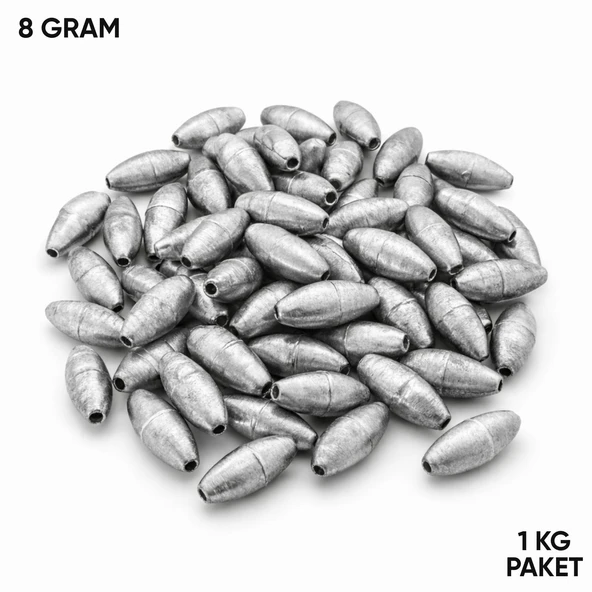 Gezer Olta Kurşunu - Zeytin Kurşun -  8 Gram - 1KG ürün görseli 1