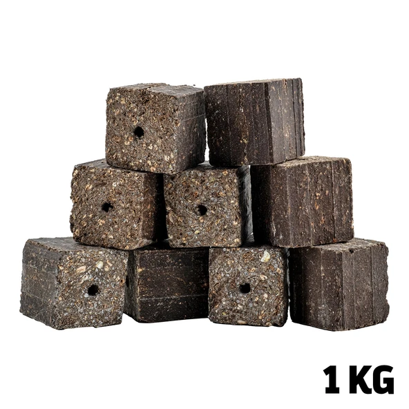 Sazan Yemi - Delikli Küspe - Ayçiçek - Kare - 1 KG Paket ürün görseli 1