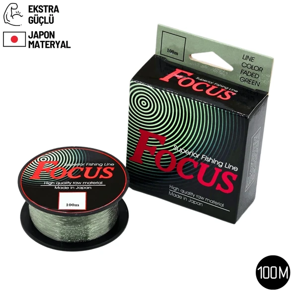 Hayalet Olta Misinası - Focus - 100 Metre - Ekstra Güçlü - 0.30mm ürün görseli 1