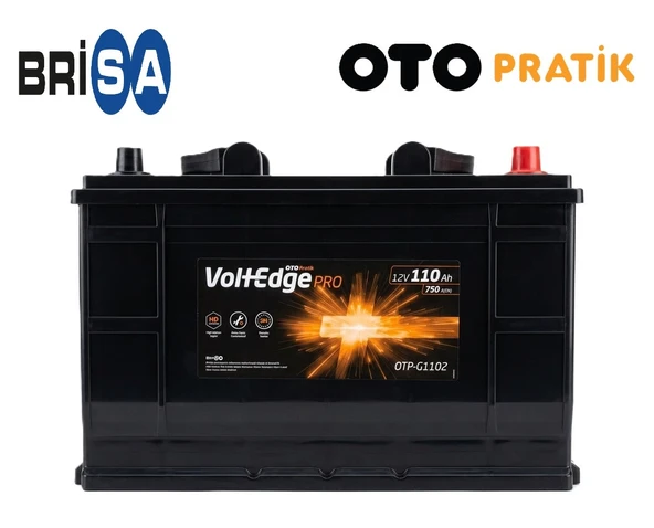 Otopratik VoltEdge 12 V 110 Ah 750 A (En) Akü-2026 ürün görseli 1