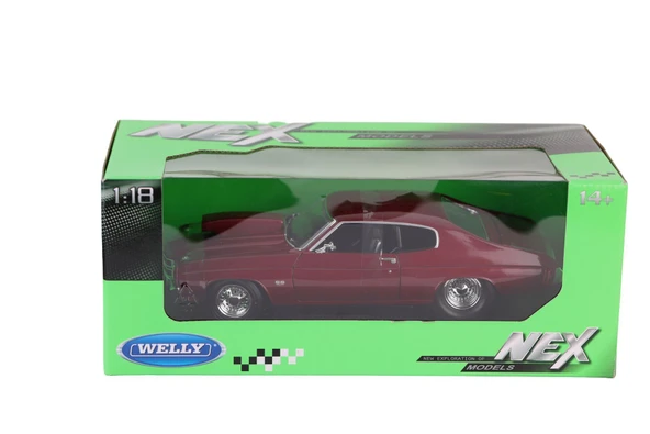 12537 WELLY 1 18 1970 CHEVROLET CHEVELLE ürün görseli 1