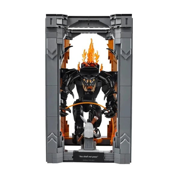 10367 Lego icons - Yüzüklerin Efendisi: Balrog™ Kitaplık Dekoru 1201 parça +18 yaş ürün görseli 1