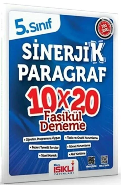 5. Sınıf Sinerjik Paragraf 10x20 Deneme Bilal Işıklı ürün görseli 1