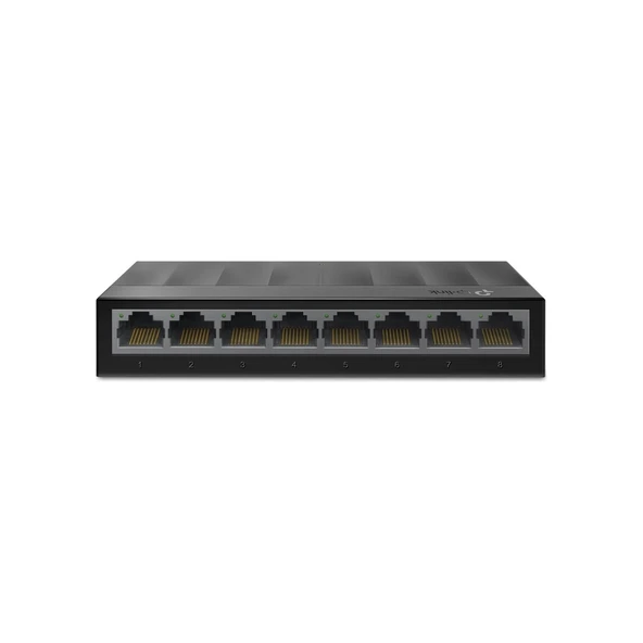 LS1008G 8 Port 10-100-1000 Mbps Switch Plastik Kasa ürün görseli 1