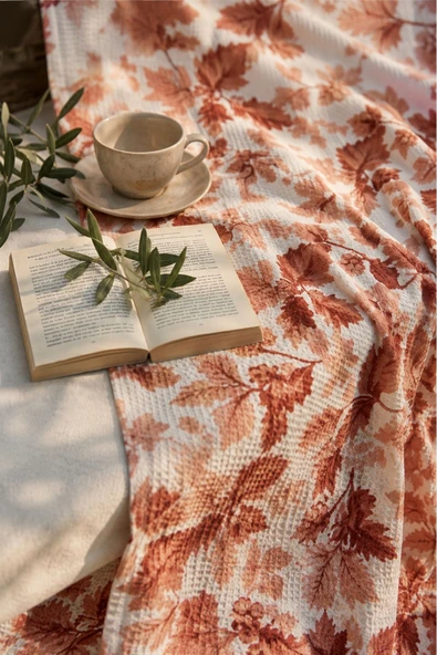 Cotton Collection Çift Kişilik Pike Leaf 210x230 - Resim 3