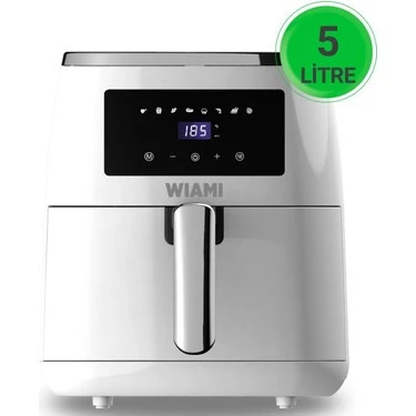 Wiami Airfryer 5Litre Sepetli Yağsız Isı Ayarlı Dijital Ekran Fritöz Outlet / Teşhir ürün görseli 1