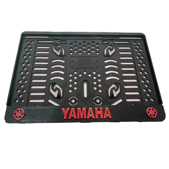 Yamaha Kırmızı Çıtçıt Plastik (15X24 Cm) Kırılmaz Plakalık ürün görseli 1
