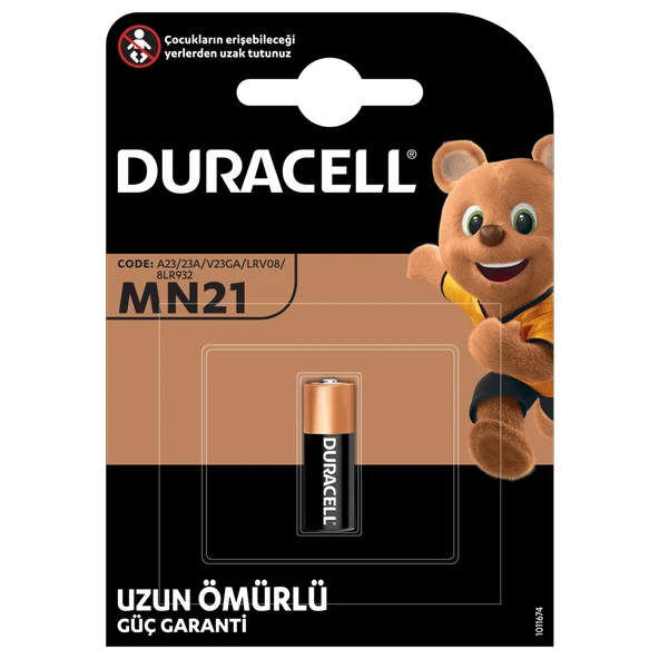 Duracell Mn21 / A23 / 23a 12v Pil ürün görseli 1
