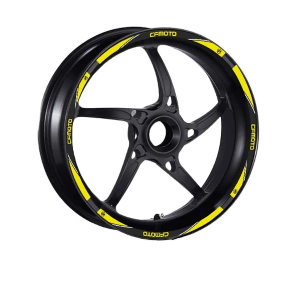 Cf Moto Uyumlu Sarı 1 Set Jant Şeridi ürün görseli 1