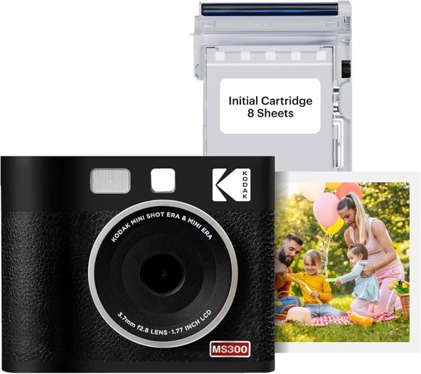 Kodak Mini Shot 3 Era Siyah Instant Fotoğraf Makinesi - OUTLET ürün görseli 1