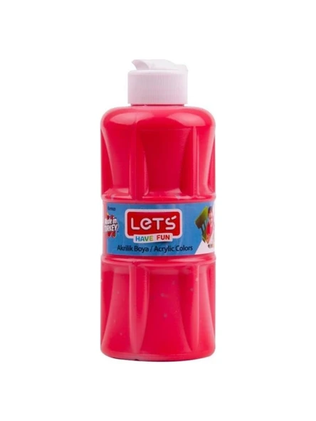LETS AKRILIK BOYA 250 ML KIRMIZI L5704 ürün görseli 1