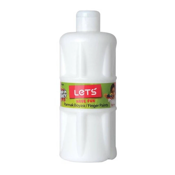 LETS PARMAK BOYASI 500ML BEYAZ L5001 ürün görseli 1