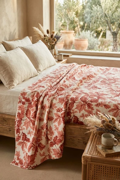 Cotton Collection Tek Kişilik Pike Leaf 160x230 ürün görseli 1