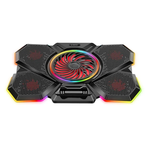 Rampage S47 Coolflow RGB 5 Fanlı 17.3" Laptop Soğutucu ürün görseli 1
