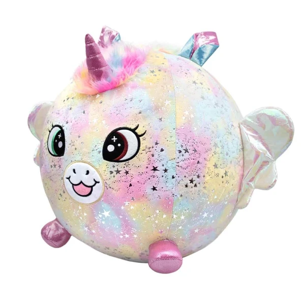 Şişme Peluş Unicorn XXL Shiny Corns S2 ürün görseli 1