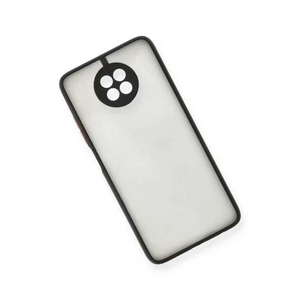 Xiaomi Redmi Note 9 5g Kılıf Montreal Silikon Kapak - Siyah ürün görseli 1