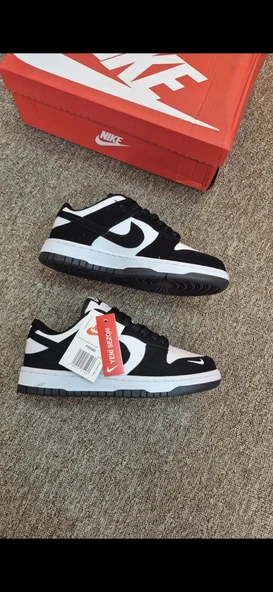 Nike dunk low panda sneaker yürüyüş ayakkabı ürün görseli 1