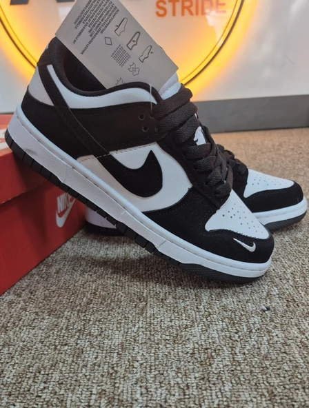 Nike dunk low panda sneaker yürüyüş ayakkabı - Resim 3
