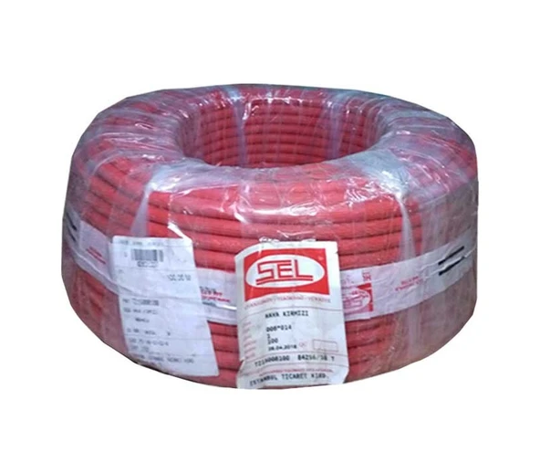 Sel Hava Hortumu Oksijen-Hava Hortumu 8 Mm Kırmızı 100 Mt. ürün görseli 1