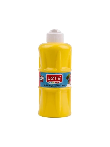 LETS AKRILIK BOYA 250 ML SARI L5702 - Resim 2