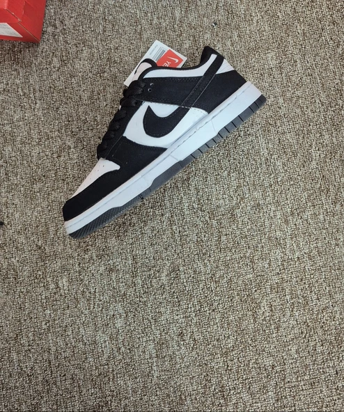 Nike dunk low panda sneaker yürüyüş ayakkabı - Resim 2