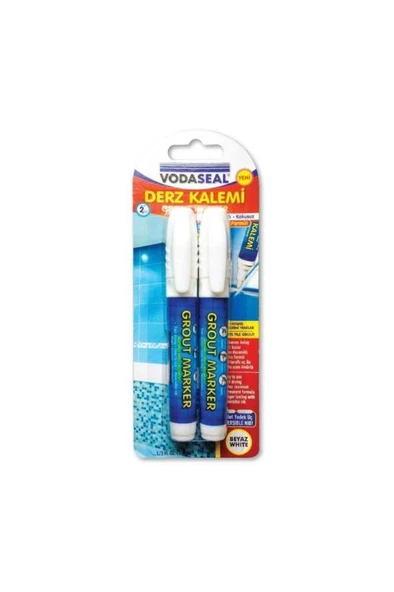 Vodaseal Derz Kalemi Beyaz 2li Paket ürün görseli 1