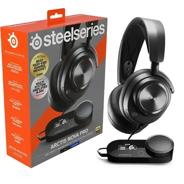 SteelSeries Arctis Nova Pro Kablolu/Kablosuz Kulak Üstü Oyuncu Kulaklığı ürün görseli 1