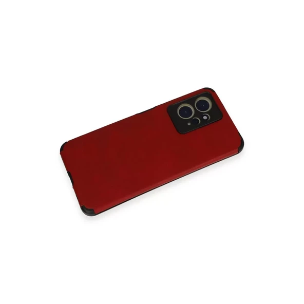 Xiaomi Redmi Note 12 4g Kılıf Loop Deri Silikon - Kırmızı ürün görseli 1