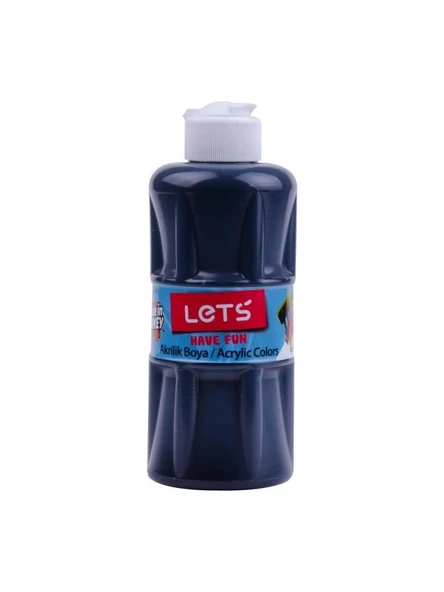LETS AKRILIK BOYA 250 ML SIYAH L5709 - Resim 2