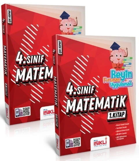 4. Sınıf Matematik Beyin Fırtınası Uygulamalı Soru Bankası Seti Bilal Işıklı Yayınları ürün görseli 1