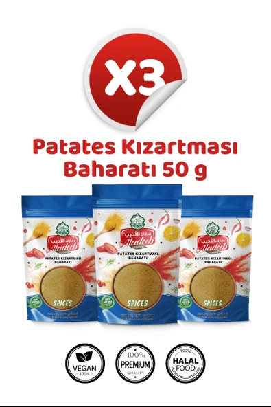 Kızarmış Patates Baharat 3X50gr 3'lü Paket ürün görseli 1