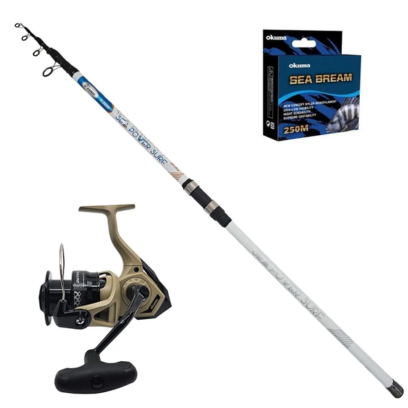 Okuma Outrax 6000 - Kendo Sea Power 420cm Surf Olta Seti ürün görseli 1