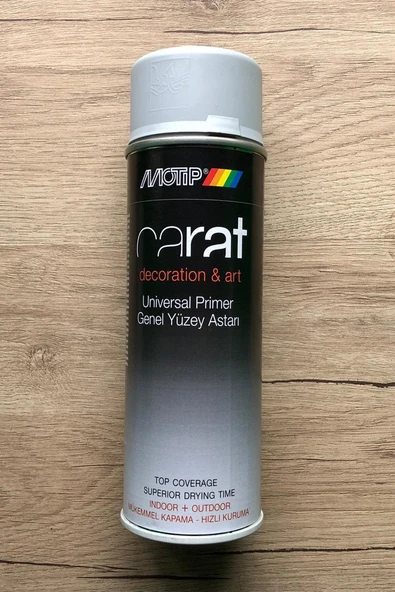 MOTİP CARAT Gri Genel Yüzey Astarı Sprey 400 ML ürün görseli 1