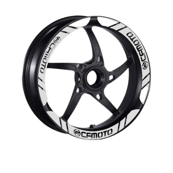 Cf Moto Uyumlu Beyaz 1 Set Jant Şeridi ürün görseli 1