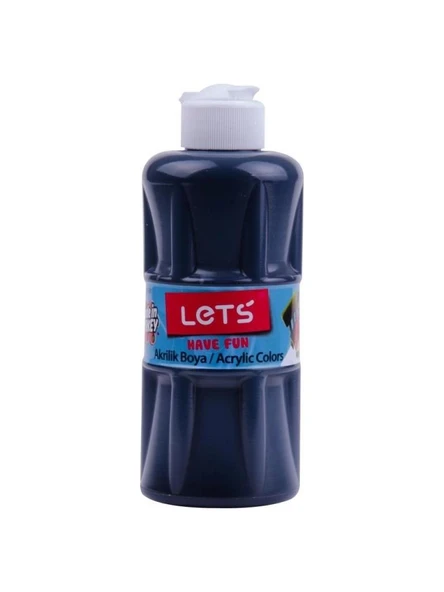 LETS AKRILIK BOYA 250 ML SIYAH L5709 ürün görseli 1
