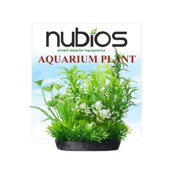 Nubios Kare Tabanlı Plastik Bitki 10 Cm ürün görseli 1