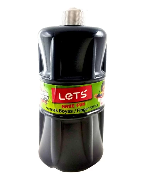 Lets Parmak Boyası Siyah 500 ml ürün görseli 1