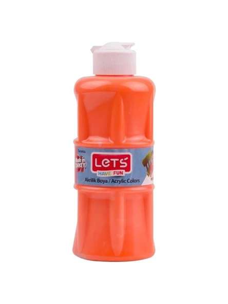 LETS AKRILIK BOYA 250 ML TURUNCU L5703 ürün görseli 1
