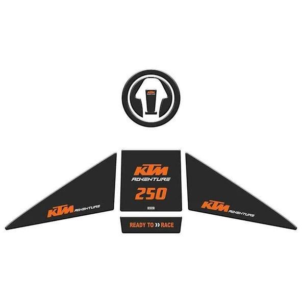 Skm Ktm 250 Adventure 2019 - 2022 Uyumlu Tank Pad Set 001 ürün görseli 1