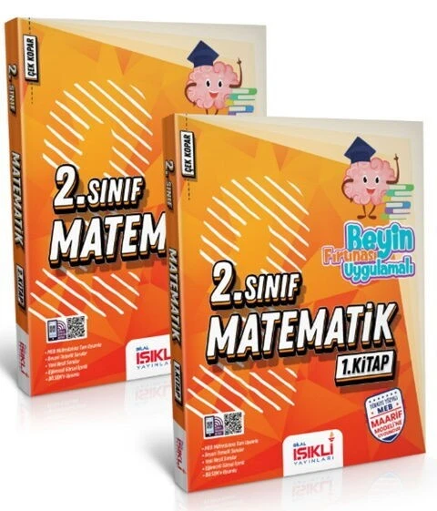 2. Sınıf Matematik Beyin Fırtınası Uygulamalı Soru Bankası Seti Bilal Işıklı Yayınları ürün görseli 1