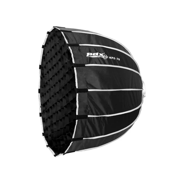 PDX SL-90 (90cm) Kolay Kurulum, Parabolik, Gridli Softbox - Resim 2