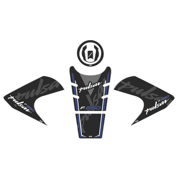 Bajaj Pulsar F250 2022 - 2024 Uyumlu Tank Pad Set 007 ürün görseli 1