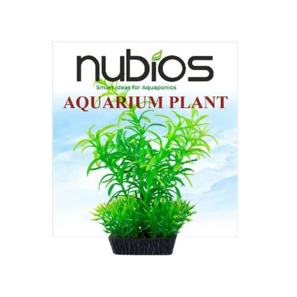 Nubios Kare Tabanlı Plastik Bitki 10 Cm ürün görseli 1