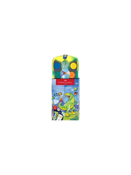 Faber-Castell Sulu Boya Connector Dino 12 Renk ürün görseli 1