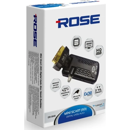 Dr-5040 Mini Scart Sd Uydu Alıcısı - Resim 2