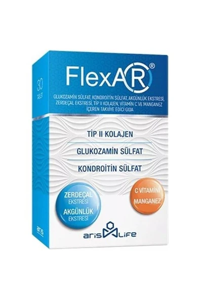Flexar Tip 2 C Vitamini Manganez Takviye Edici Gıda 30 Tablet ürün görseli 1