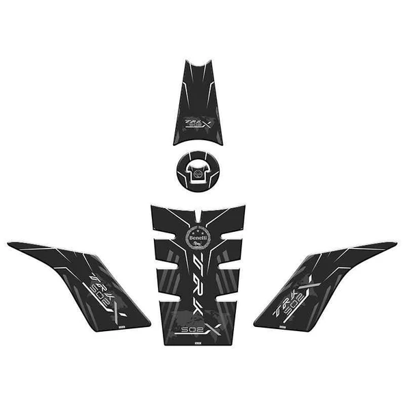 Skm Benelli Trk 502 2017 - 2024 Uyumlu Tank Pad Set 004 ürün görseli 1