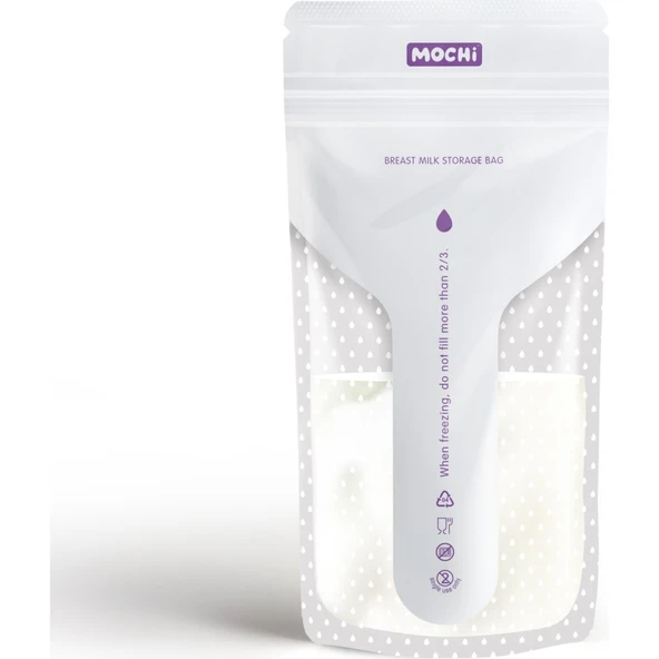 Mochi Anne Sütü Saklama Poşeti 25 Adet 200ml ürün görseli 1