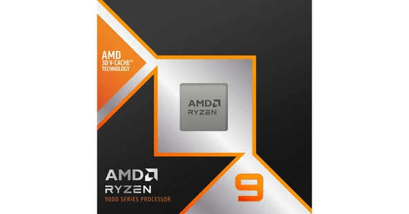 Amd Ryzen 9 9950X3D Box 5.7Ghz 16 Çekirdek 128Mb Önbellek Am5 4Nm Kutulu Fansız İşlemci ürün görseli 1