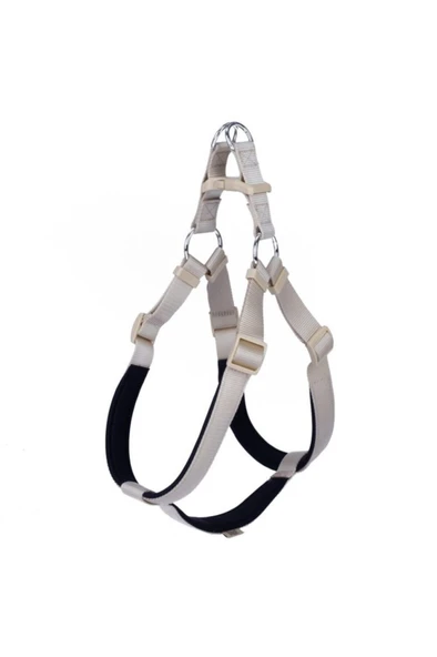 Doggie Konforlu Dokumadan El Yapımı Ronin Model Köpek Göğüs Tasması XXL-2,5X70-80cm - Khaki ürün görseli 1